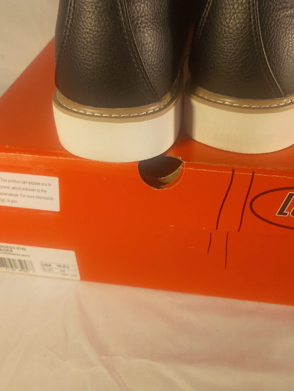 Lugz Men's Black Casual Moc Toe Shoes